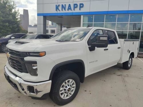 2026 Chevrolet Silverado 2500HD Work Truck in Summit White — front three-quarter view