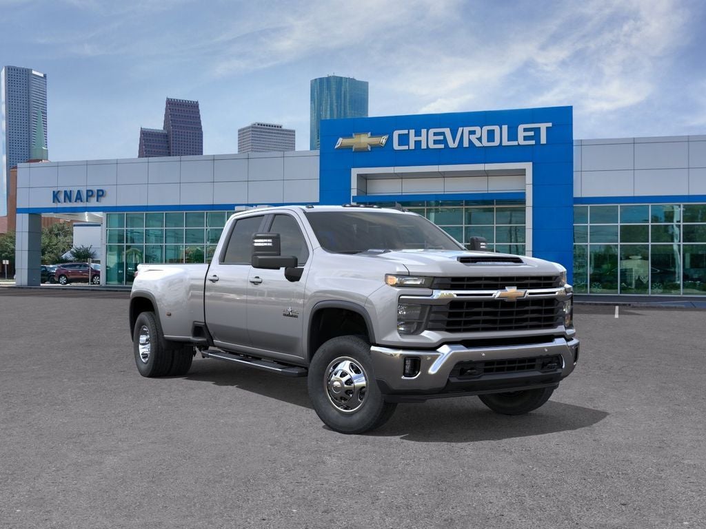 2026 Chevrolet Silverado 3500HD LT in Sterling Gray Metallic — front three-quarter view