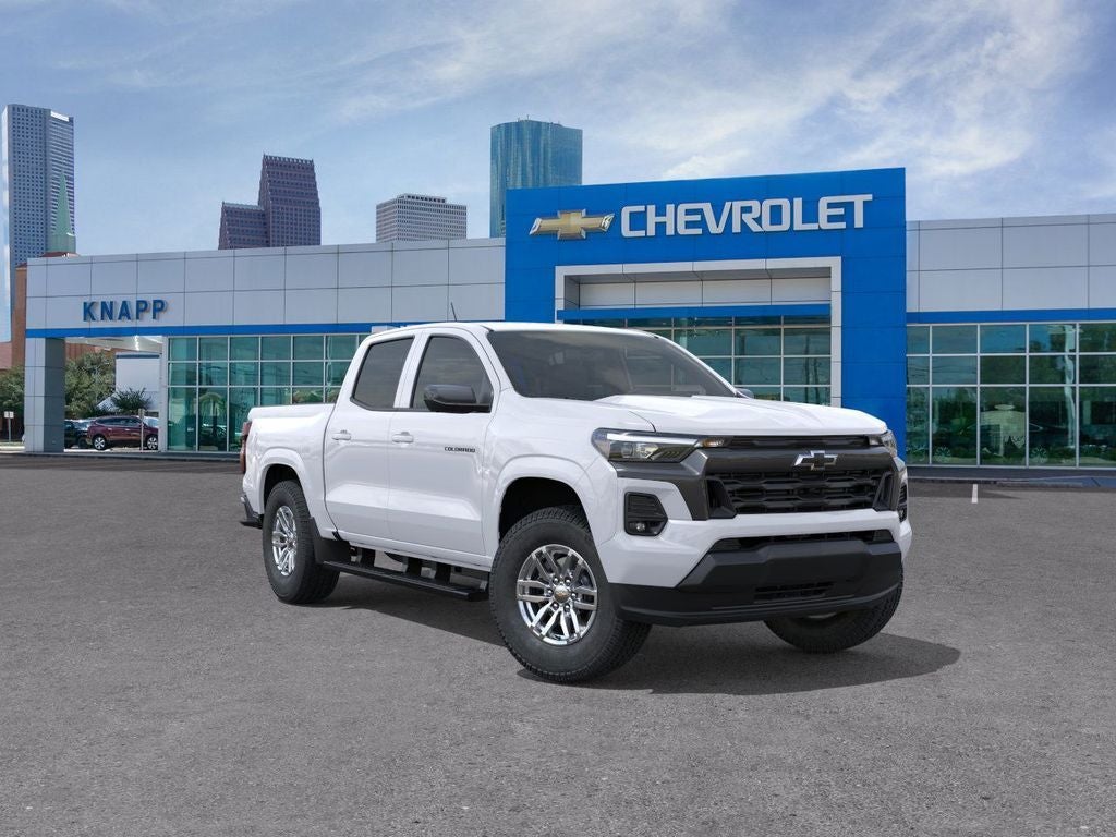 2026 Chevrolet Colorado 2WD LT in Summit White — front three-quarter view