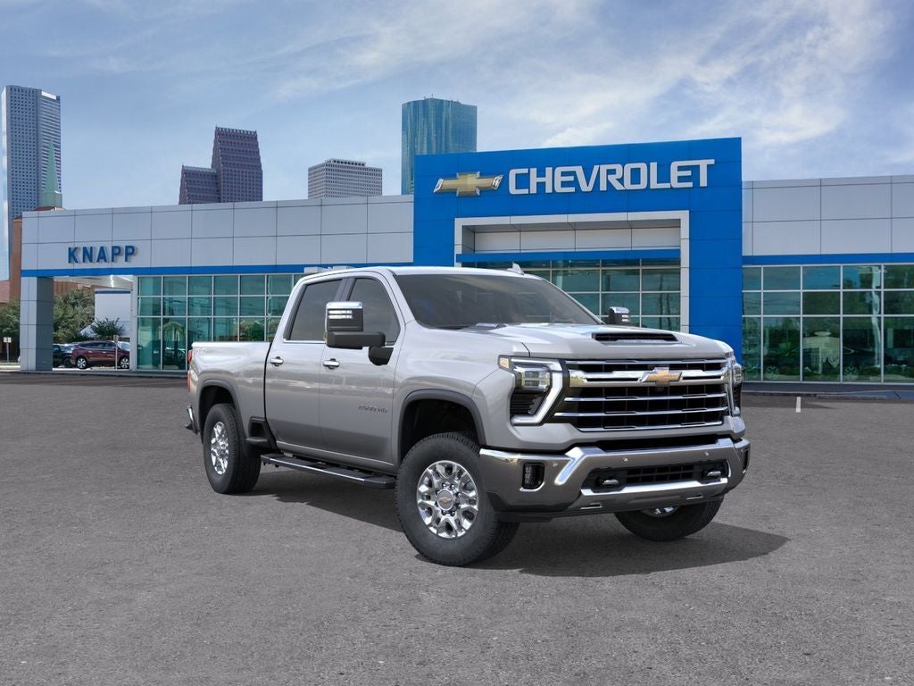 2026 Chevrolet Silverado 2500HD LTZ in Sterling Gray Metallic — front three-quarter view