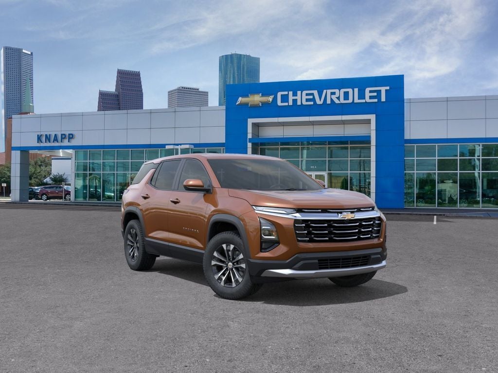 2027 Chevrolet Equinox FWD LT in Autumn Harvest Metallic — front three-quarter view