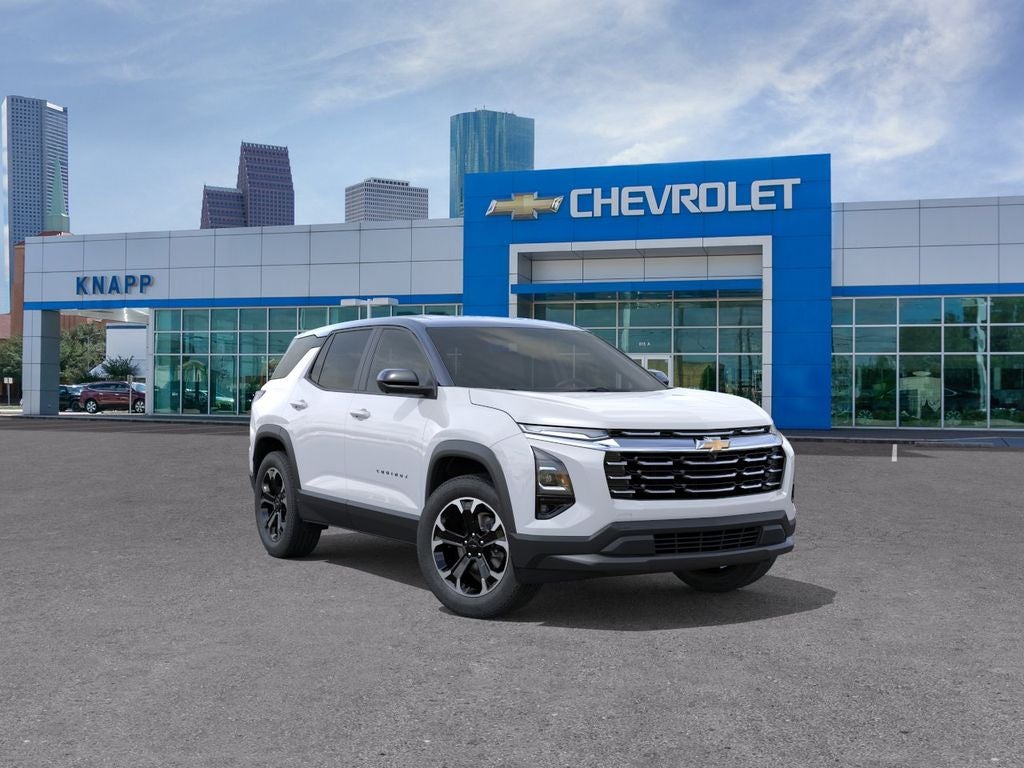 2026 Chevrolet Equinox FWD LT in Summit White — front three-quarter view