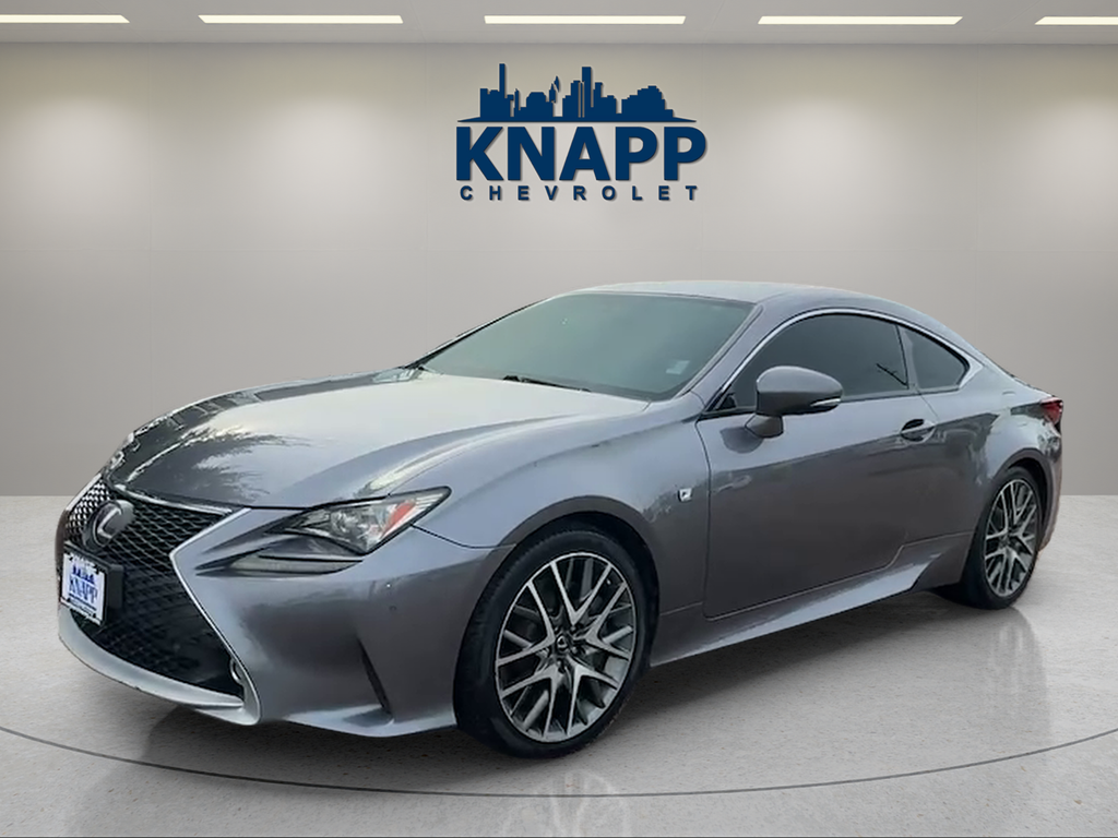 2015 Lexus RC 350 350 in Gray Pearl — front three-quarter view