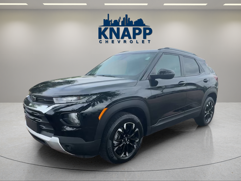2023 Chevrolet Trailblazer LT in Mosaic Black Metallic — front three-quarter view